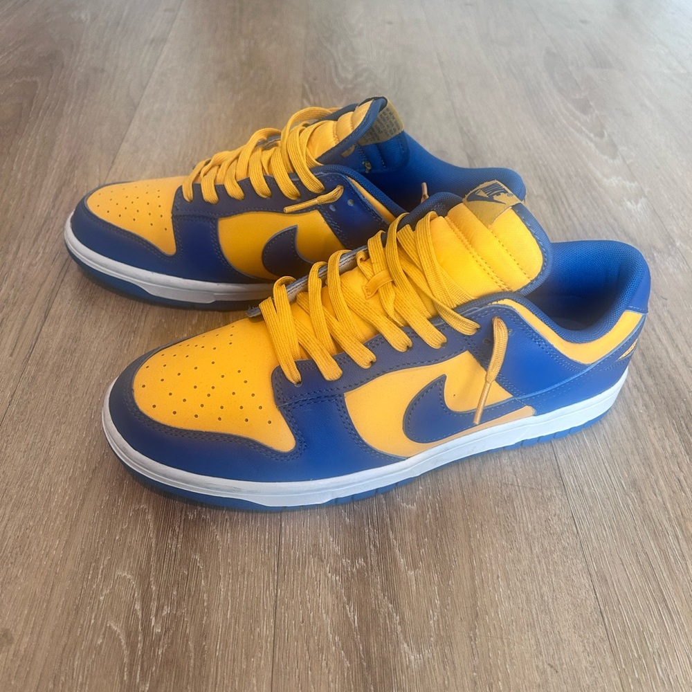 Nike Blue and Yellow dunks